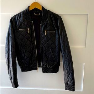Marciano Jenna leather bomber jacket